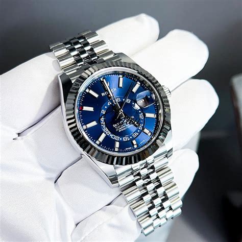 rolex blue sky dweller review|Rolex Sky-Dweller price uk.